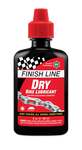Finish Line Dry Chain Lube With Non Stick Ceramic Tech - Drip Bottle All Sizes