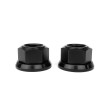 Runwell Elite Groove 12mm Hub Nuts For Campagnolo Rear Hubs 10 x 26 Threaded  x2 Runwell Elite Groove 12mm Hub Nuts For Campagnolo Rear Hubs 10 x 26 Threaded  x2