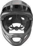 ABUS YouDrop FF Kids Full Face MTB Helmet In Ti Silver Fits- 48-55cm ABUS YouDrop FF Kids Full Face MTB Helmet In Ti Silver Fits- 48-55cm