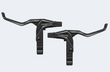 SunRace BLM500 M5 22.2mm Brake Right & Left Hand V-Brake Levers in Black SunRace BLM500 M5 22.2mm Brake Right & Left Hand V-Brake Levers in Black