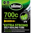 Slime Smart Self-Sealing Bicycle Road Inner Tube | 700 x 35-45c | 48mm Presta Valve Slime Smart Self-Sealing Bicycle Road Inner Tube | 700 x 35-45c | 48mm Presta Valve