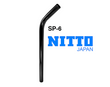 Nitto SP-6 Layback BMX Old School Seatpost | 22.2mm Clamp | Black