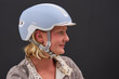 ABUS Hud-Y Pure Urban Helmet With Rear LED Light In Aqua ABUS Hud-Y Pure Urban Helmet With Rear LED Light In Aqua