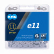 KMC E11 EPT 11 Speed E-Bike Bicycle Chain 118 Link In Silver KMC E11 EPT 11 Speed E-Bike Bicycle Chain 118 Link In Silver