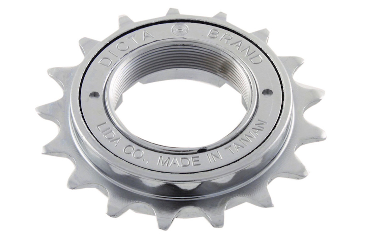 Dicta LM-8 Freewheel 1/2 x 1/8 Chrome Plated Steel Silver