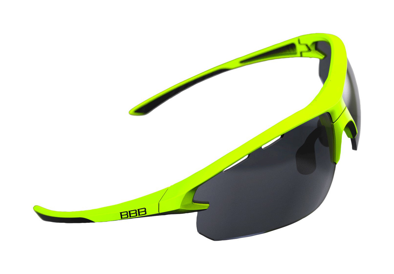 BBB Impulse BSG-52 Sunglasses Matte Yellow / Black Tips / Smoke Lens RRP £64.99