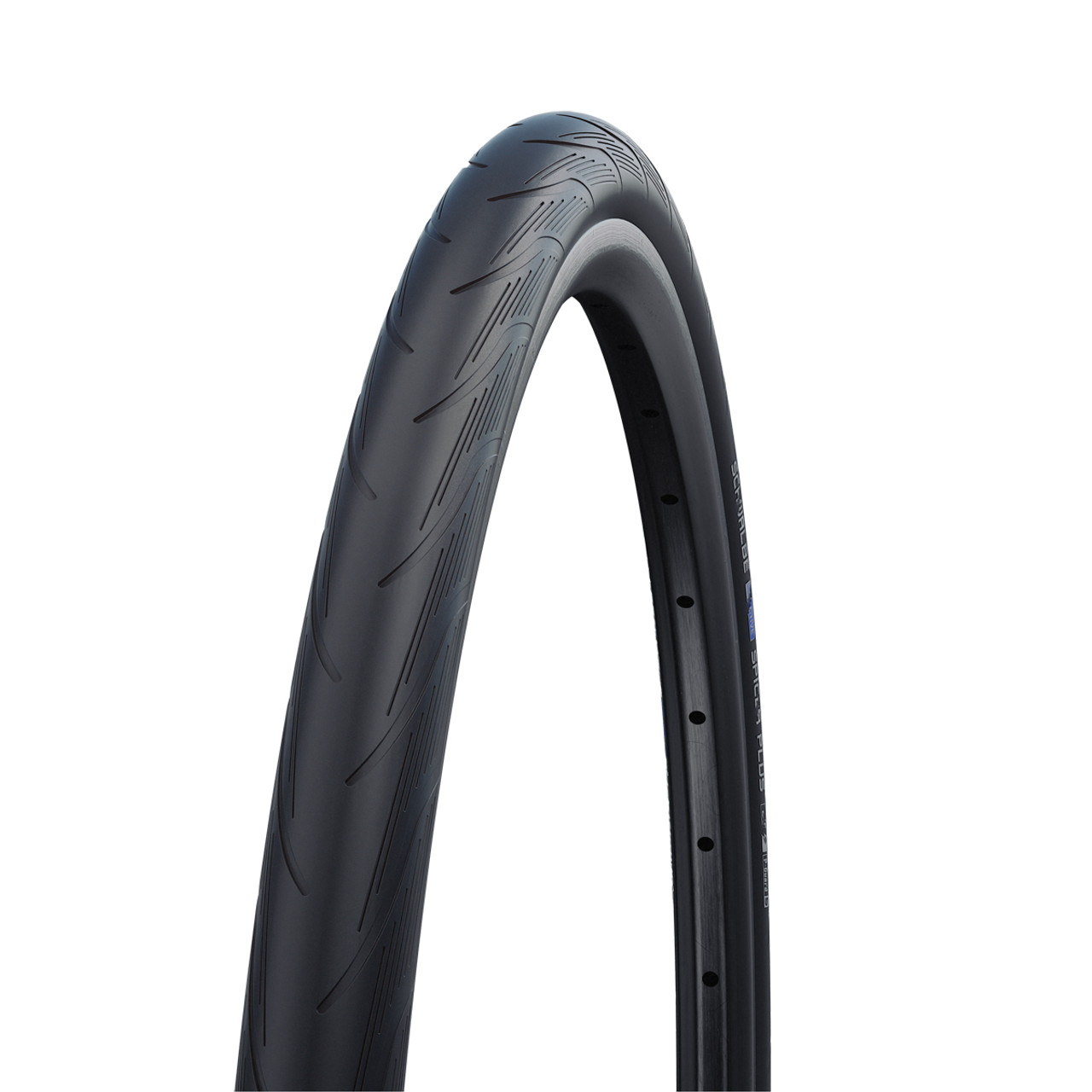 Schwalbe Spicer Plus Puncture Guard Urban Tyre in Black/Reflex