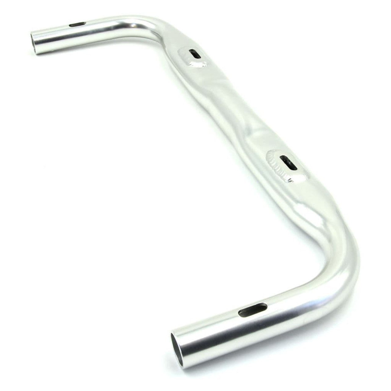 Nitto RB-036 Bullhorn Handlebars 31.8mm Clamp 420mm Wide In Silver