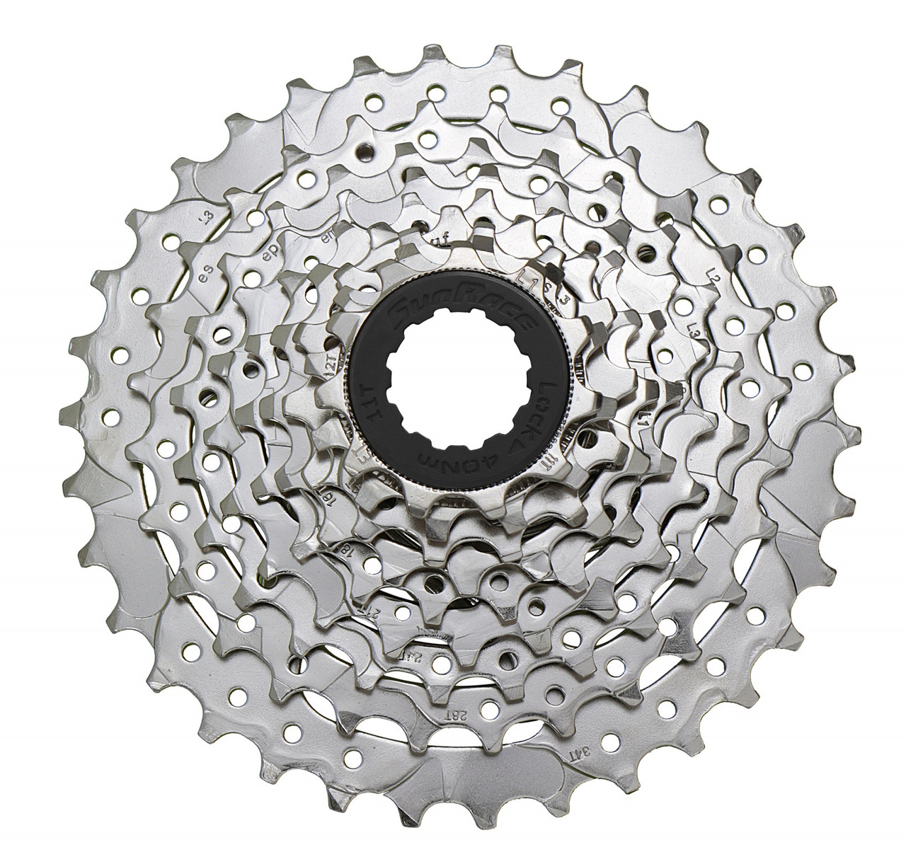 SunRace CSM96 9 Speed Nickel Finished MTB Cassette