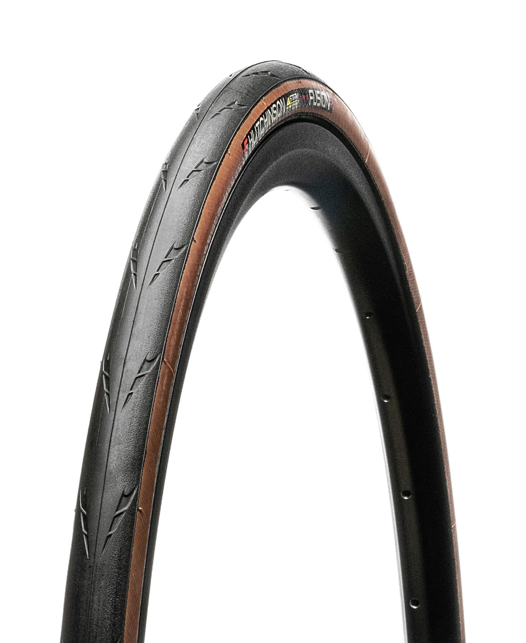 Hutchinson Fusion 5 Performance 11 Storm Tube Type Road Folding Tyre NOT TUBELESS Tan Wall 700 x 25