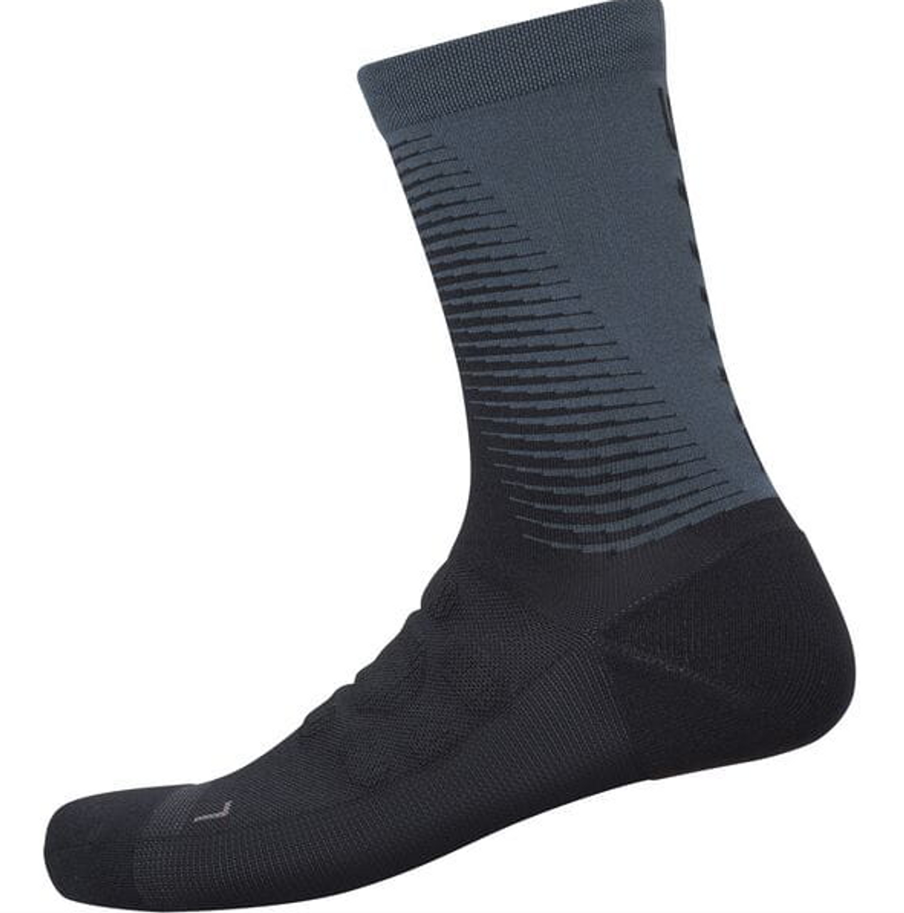 Shimano S-PHYRE Tall Socks In Black/Grey All Sizes
