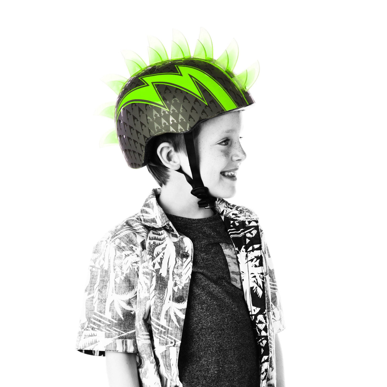 C-Preme Raskskullz USB Rechargeable LED Fit System Children's Helmet For 5+ Years 50–54 cm - Bolt