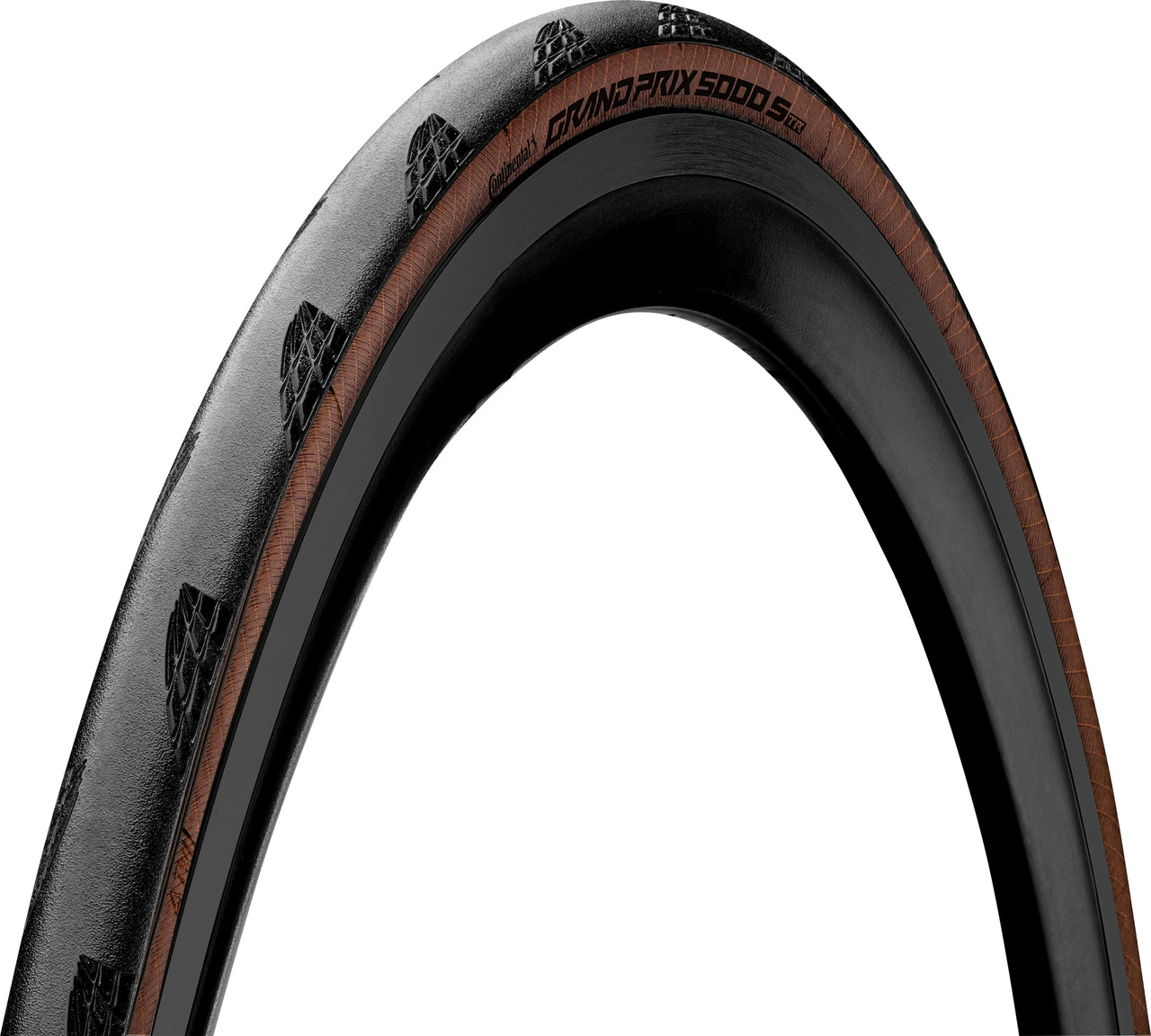 Continental GP5000S TR Tubeless Ready Folding Road Tyre In Black/Transparent