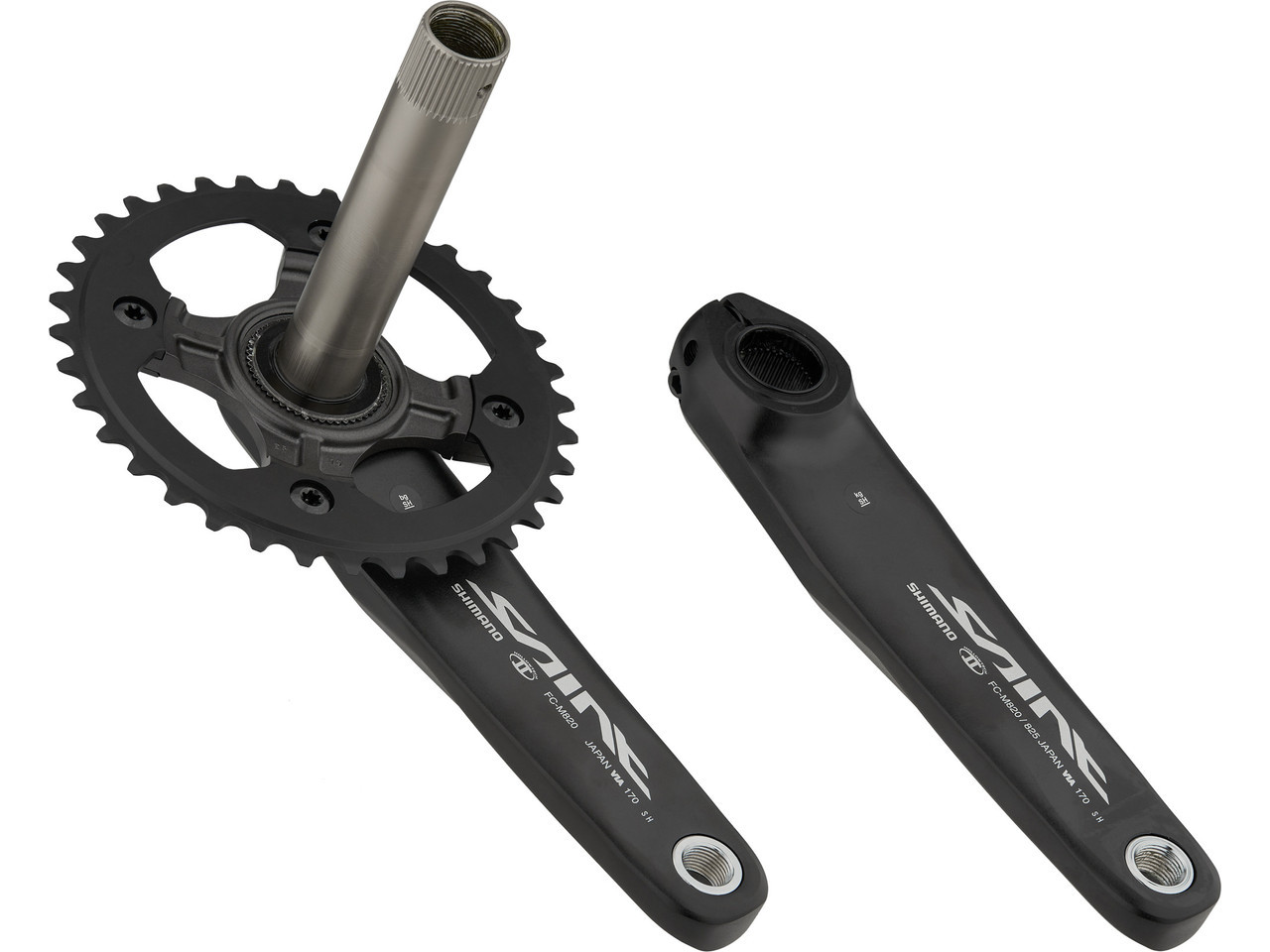 Shimano Saint 10 Speed FC-M820 Crank Arms With 68/73mm Bottom Bracket All  Sizes