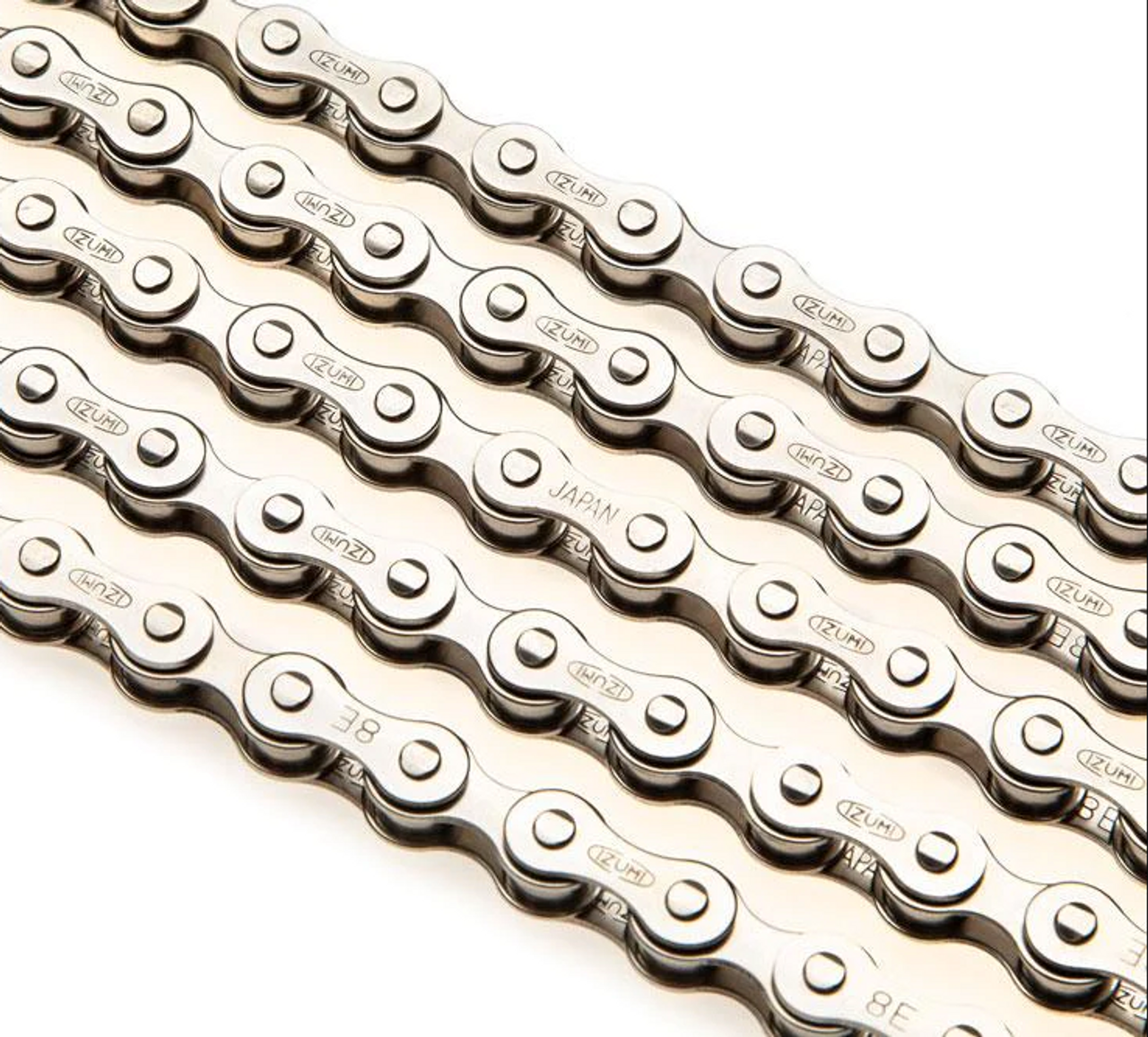 Izumi Single Speed 410 NP 1⁄2” x 1/8” 116 Link Chain In Silver