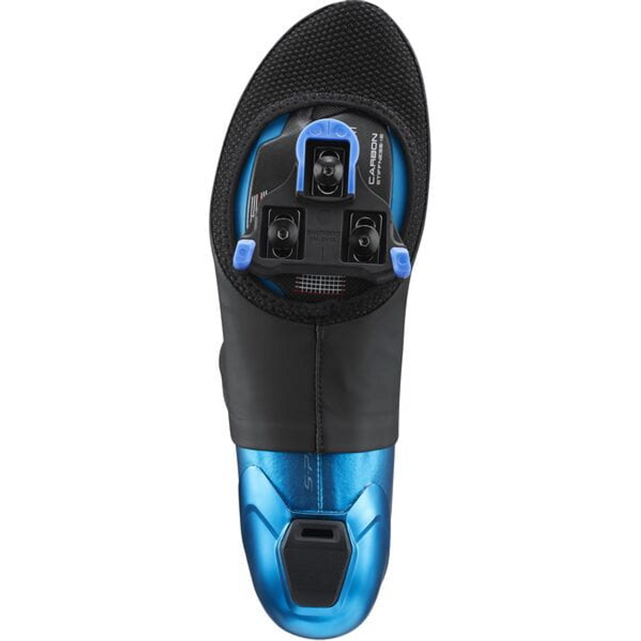 Shimano S-Phyre Road SPD-SL Compatible Half Shoe Covers In Black