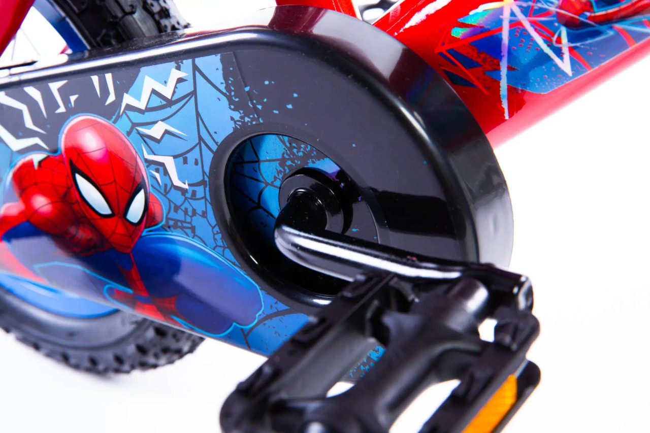 Huffy Children's Marvel Spiderman 12 inch Toddler Bike With Stabilisers For Ages 3-5 Years