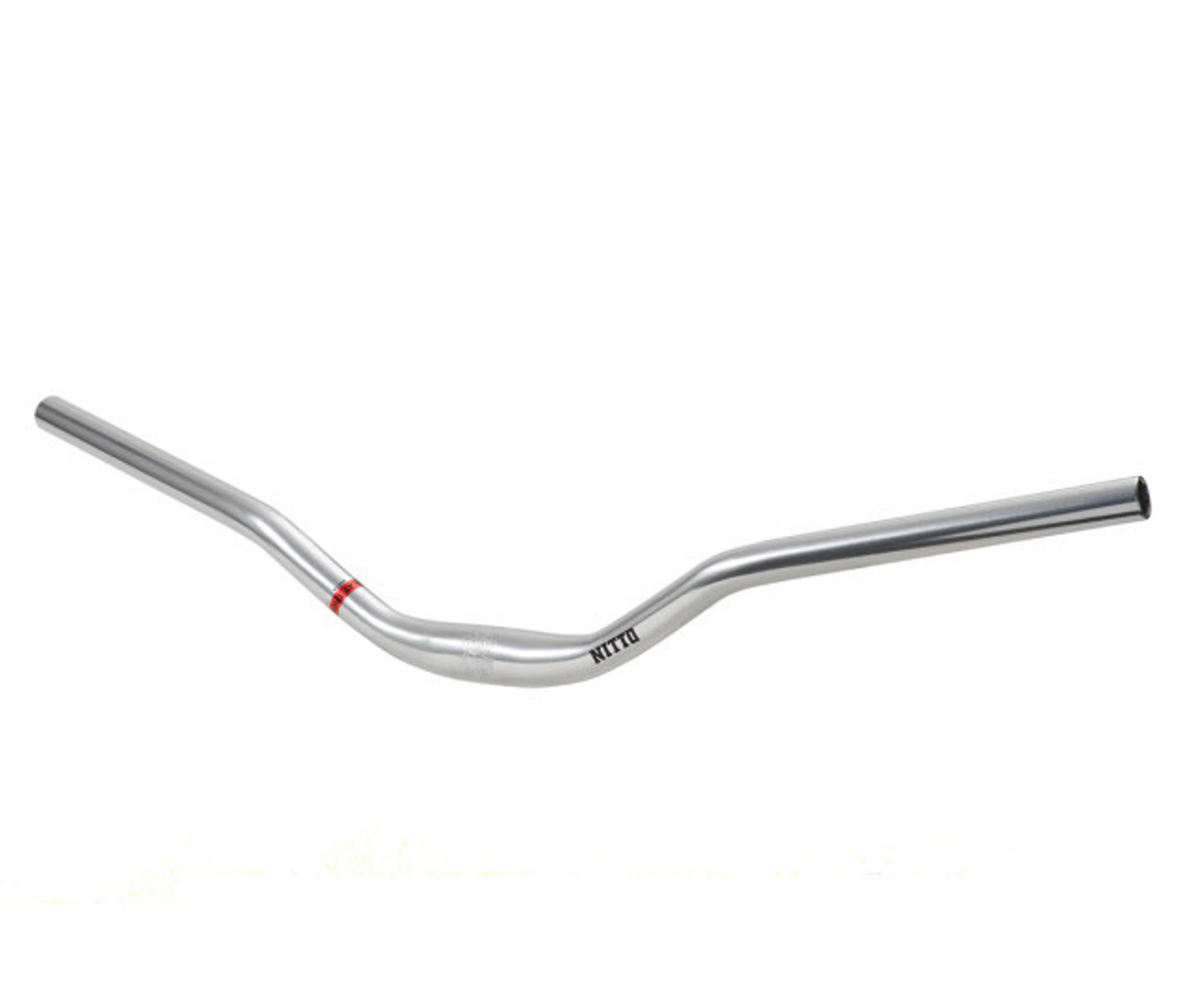 Nitto B801AA SSB 31.8mm Clamp 730mm Wide Riser Handlebars In Silver  *** UK Shipping Only Due to Width ****