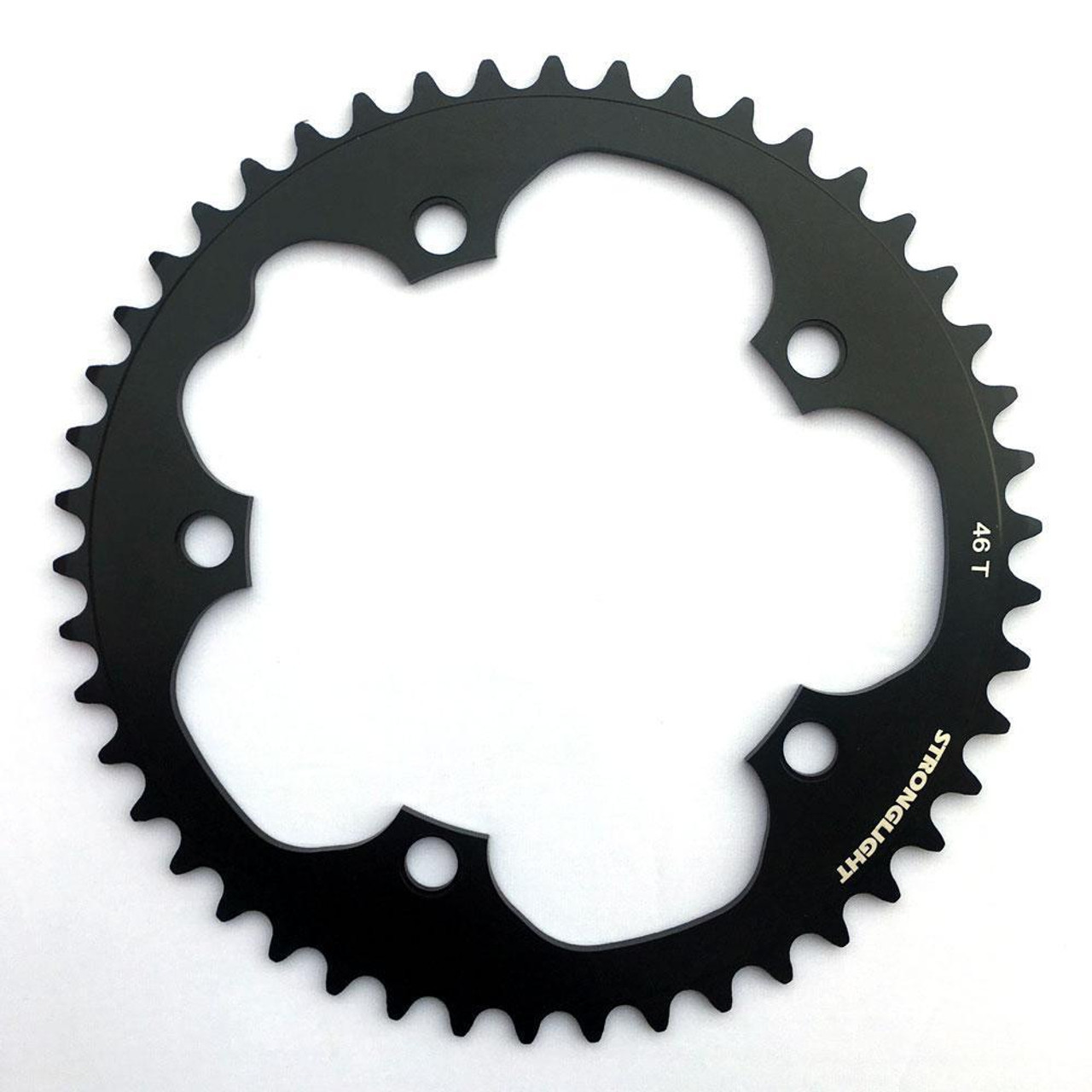 Stronglight Dural 5083 9/10 Speed Chainring | 130mm BCD | Black