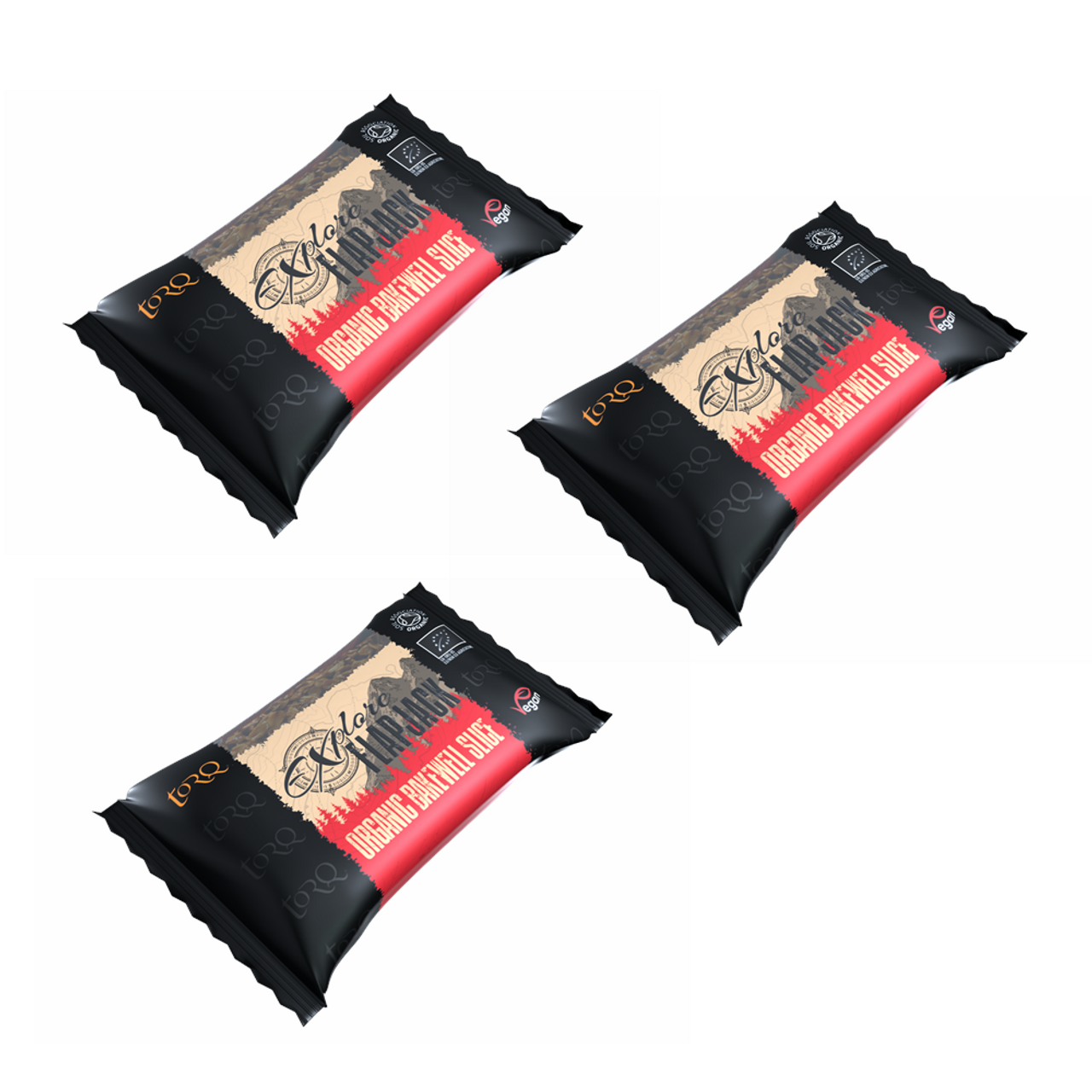 TORQ Explore Flapjack 3 x 65g Bars NEW FLAVOURS ADDED