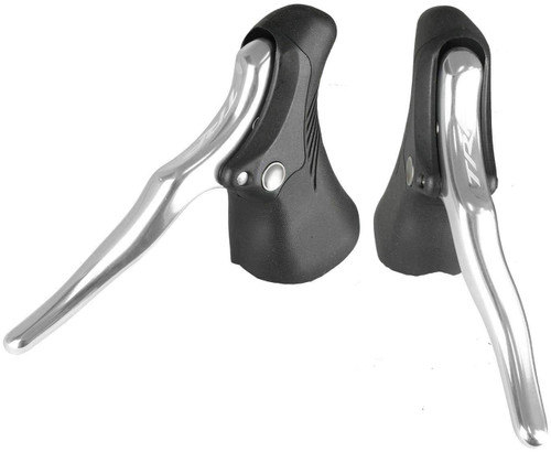 TRP RRL TT Aero Brake Levers Pair For Drop Bars 23.8-24.2mm - Silver TRP RRL TT Aero Brake Levers Pair For Drop Bars 23.8-24.2mm - Silver