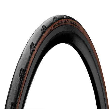 Continental GP5000 Clincher Folding Road Tyre In Black/Tan Continental GP5000 Clincher Folding Road Tyre In Black/Tan