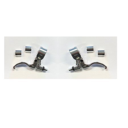 Dia Compe Tech 99 Dirt Harry Brake Levers Pair In Silver Dia Compe Tech 99 Dirt Harry Brake Levers Pair In Silver