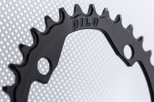 Pilo Narrow/Wide 104BCD 4-Arm Chainring In Black All Sizes Pilo Narrow/Wide 104BCD 4-Arm Chainring In Black All Sizes