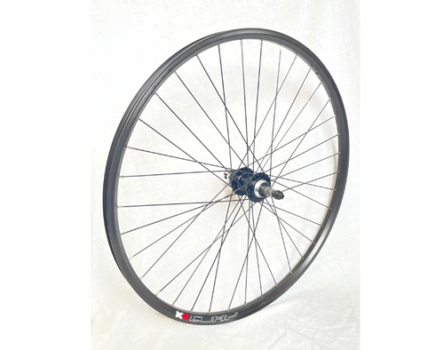 KX MTB 27.5 650B Doublewall Q/R Screw On Disc Brake Wheel In Black Front or Rear In Black KX MTB 27.5 650B Doublewall Q/R Screw On Disc Brake Wheel In Black Front or Rear In Black