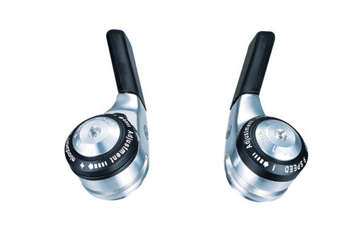 Microshift SL-D10 10Speed Double/Triple Road Down Tube Shifters Shimano Compatible Microshift SL-D10 10Speed Double/Triple Road Down Tube Shifters Shimano Compatible