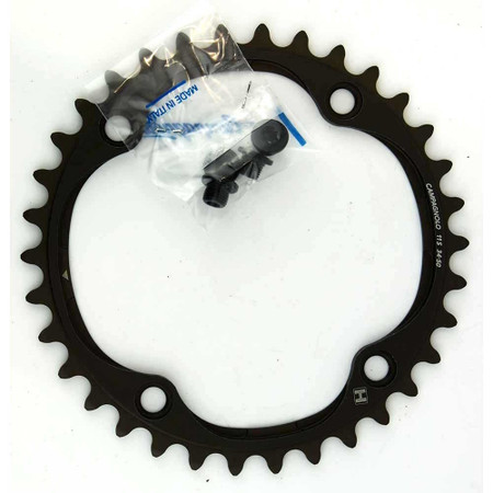 Campagnolo H11 11Speed Black Chainring 112mm BCD 34T FC-H11034 Campagnolo H11 11Speed Black Chainring 112mm BCD 34T FC-H11034