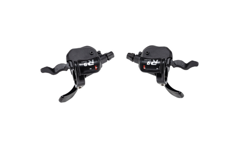 Microshift SL-R769-2 9 Speed Double Xpress Road Flat Bar Shifters Shimano Compatible Microshift SL-R769-2 9 Speed Double Xpress Road Flat Bar Shifters Shimano Compatible