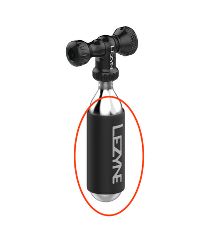 Lezyne CO2 Cartridge Neoprene Cover / Sleeve For 16/20g Lezyne CO2 Cartridge Neoprene Cover / Sleeve For 16/20g