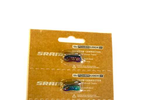 Sram D1 12-Speed Road Spare Rainbow Powerlock Chain Links 2 chain pins Sram D1 12-Speed Road Spare Rainbow Powerlock Chain Links 2 chain pins