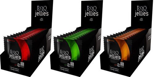 TORQ Nutrition Energy Jellies Available In 3 Natural Flavours Box of 15 Packs