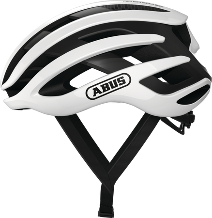 ABUS AirBreaker Road Elite Bicycle Helmet in Polar White ABUS AirBreaker Road Elite Bicycle Helmet in Polar White