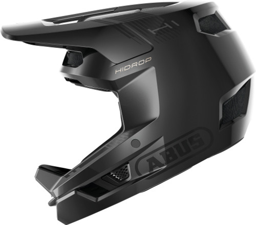 ABUS HiDrop MTB Full Face Helmet in Shiny Black ABUS HiDrop MTB Full Face Helmet in Shiny Black
