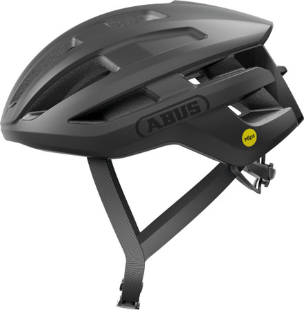 ABUS Powerdome MIPS Road Helmet in Velvet Black ABUS Powerdome MIPS Road Helmet in Velvet Black