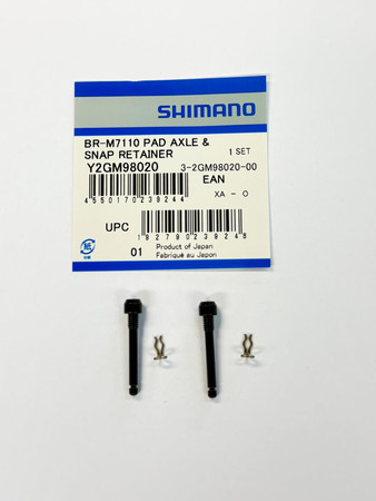 2x Shimano BR-M7110 Brake Pad Replacement Retaining Pins For Shimano 105 , Ultegra , Dura Ace , GRX , XT 2x Shimano BR-M7110 Brake Pad Replacement Retaining Pins For Shimano 105 , Ultegra , Dura Ace , GRX , XT