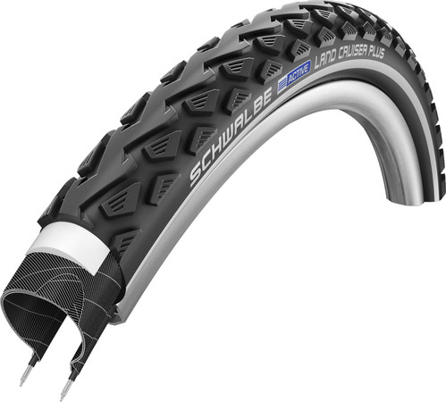 Schwalbe Land Cruiser Plus Active PunctureGuard SBC Rigid Black/Relective Tyre Schwalbe Land Cruiser Plus Active PunctureGuard SBC Rigid Black/Relective Tyre