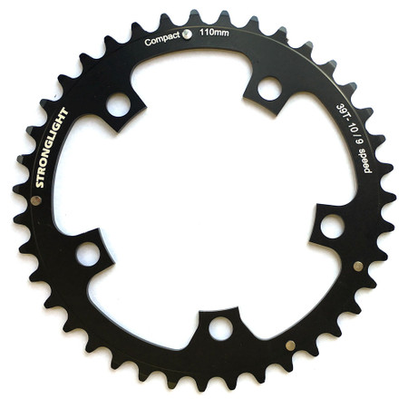 Stronglight Dural 5083 9/10 Speed Chainring 110mm BCD In Black Stronglight Dural 5083 9/10 Speed Chainring 110mm BCD In Black