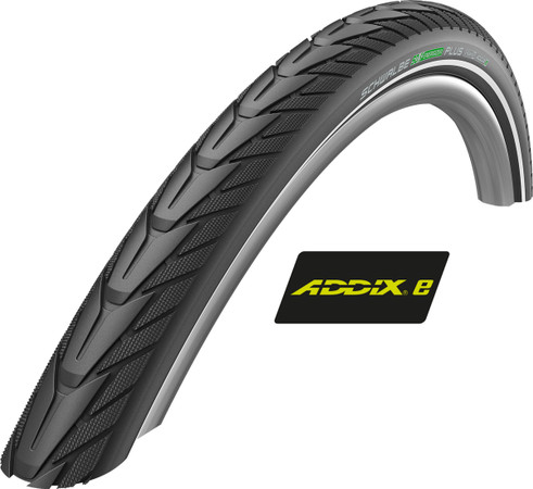 Schwalbe Addix-E Energizer Plus GreenGuard Black/Reflex Rigid Tyre For E-Bike Schwalbe Addix-E Energizer Plus GreenGuard Black/Reflex Rigid Tyre For E-Bike