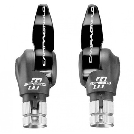 Campagnolo 11sp Alloy Bar-End TT Shifters In Black Campagnolo 11sp Alloy Bar-End TT Shifters In Black