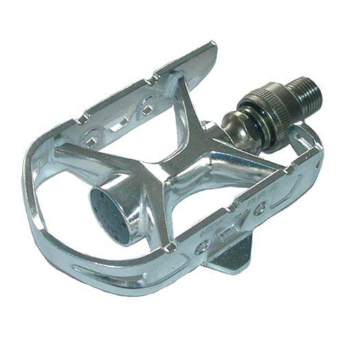 MKS AR-2 Ezy Narrow Road/Racing Alloy Quill Pedals In Silver