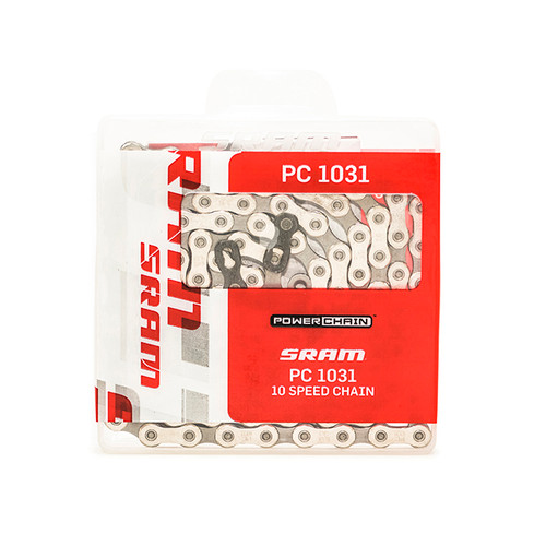 Sram PC1031 10sp Chain 114 Links With Powerlock in Silver/Grey