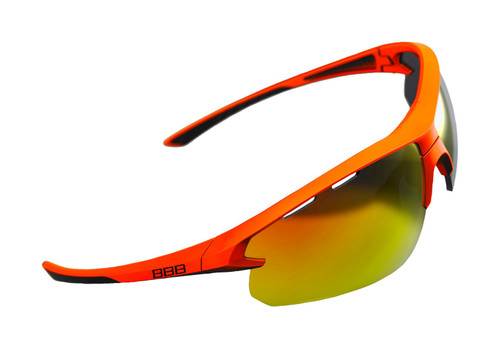 BBB Impulse BSG-52 Sunglasses Matte Orange / Black Tips / Orange Lens RRP £64.99