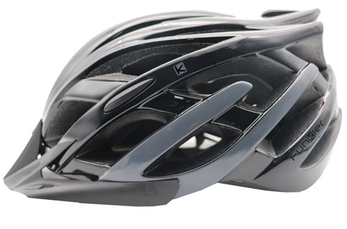 Funkier F-365 Leisure Urban Inmold Helmet in Black/Black All Sizes