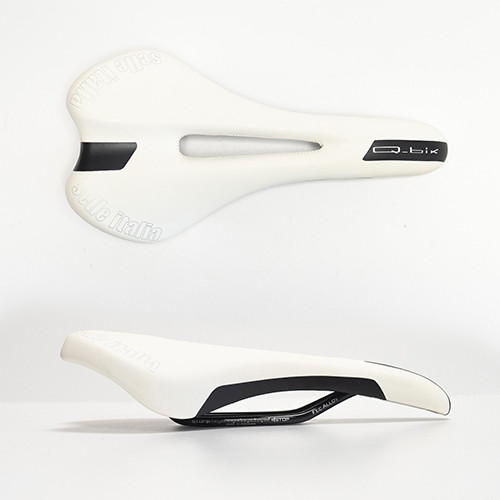 Selle Italia Q-Bik Flow Saddle In White/Black