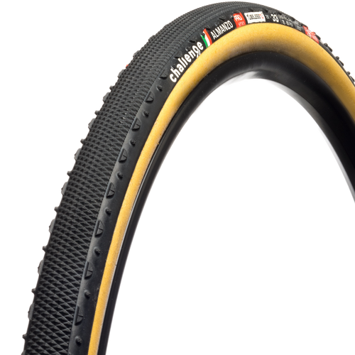 Challenge Almanzo Pro Tubeless Cyclocross/Gravel Tubular Tyre In Tan 700 x 33