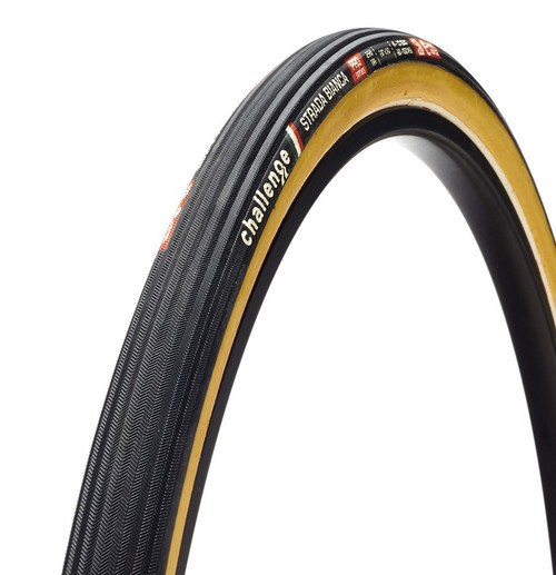Challenge Strada Bianca Pro Cyclocross/Gravel Clincher Tyre In Tan 700 x 30